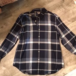 J. Crew plaid button up shirt